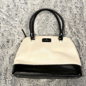 Kate Spade Handbag EUC Ivory/Black